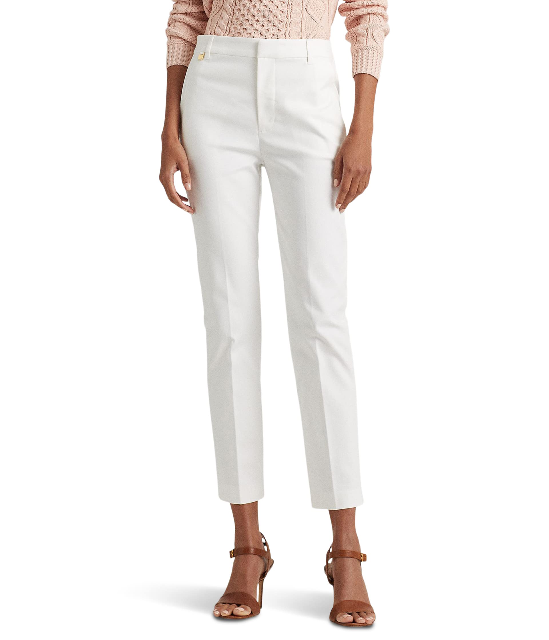 Stretch Cotton Blend Pants Lauren Ralph Lauren Женский
