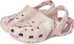 Классические сабо Crocs с мраморным эффектом Tie-Dye