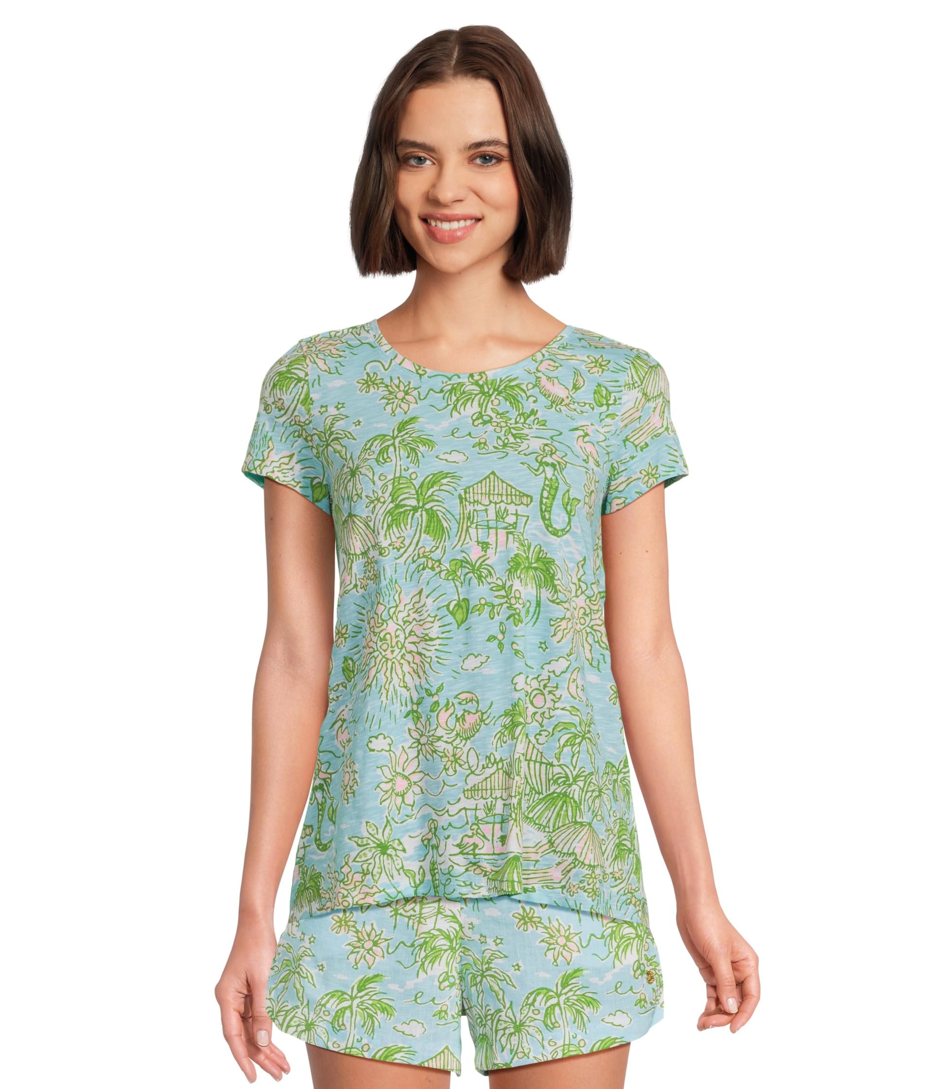 Lilly Pulitzer Etta с вырезом лодочкой
