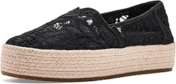 Black Floral Crochet