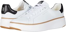 Ivory/Black Leather