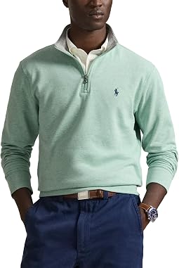Long Sleeve Lux Jersey Quarter Zip Pullover