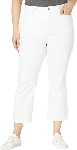 Джинсы NYDJ Plus Size Slim Boot Ankle в цвете Optic White