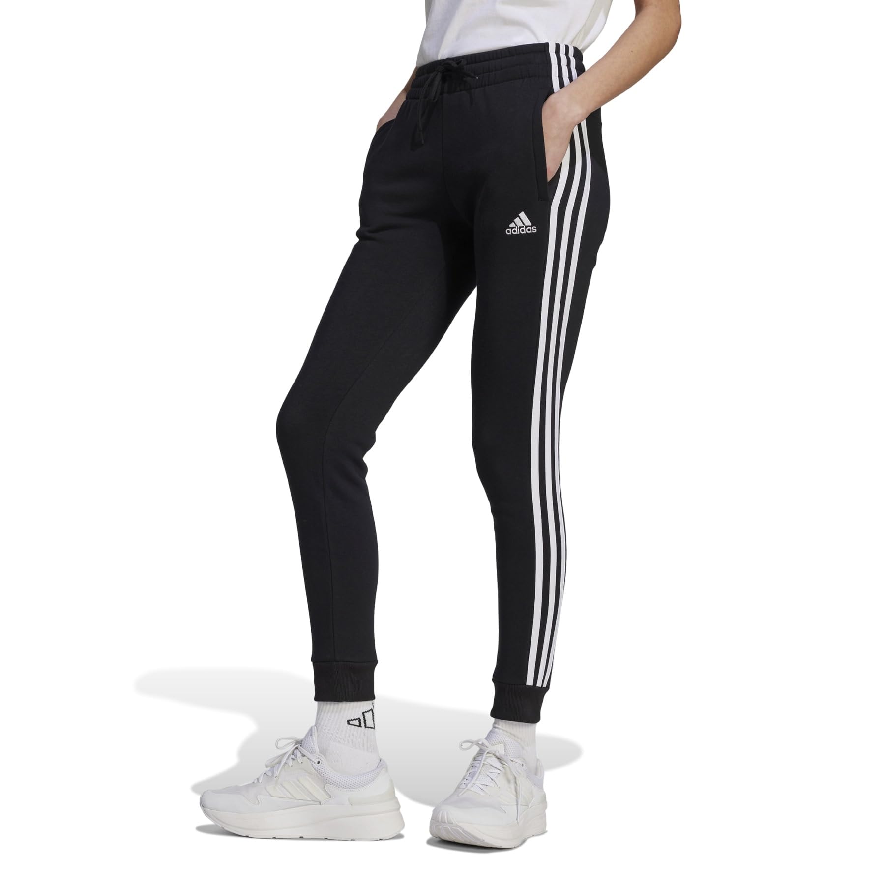 Брюки 3-Stripes Fleece Cuffed