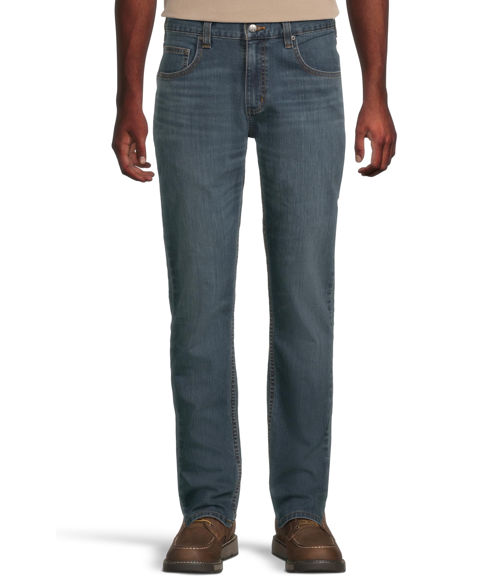 Rugged Flex® Relaxed Fit Low Rise Five-Pocket Tapered Jeans