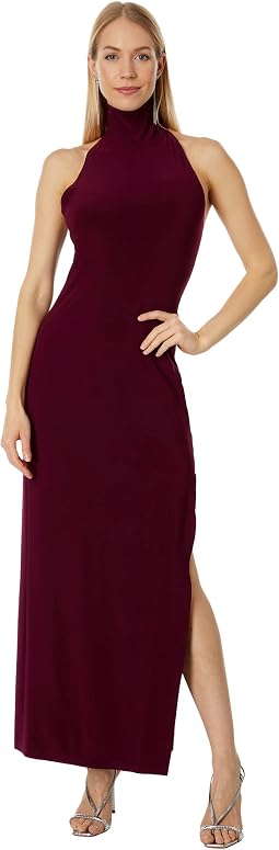 Вечернее платье Halter Turtle Side Slit от Norma Kamali