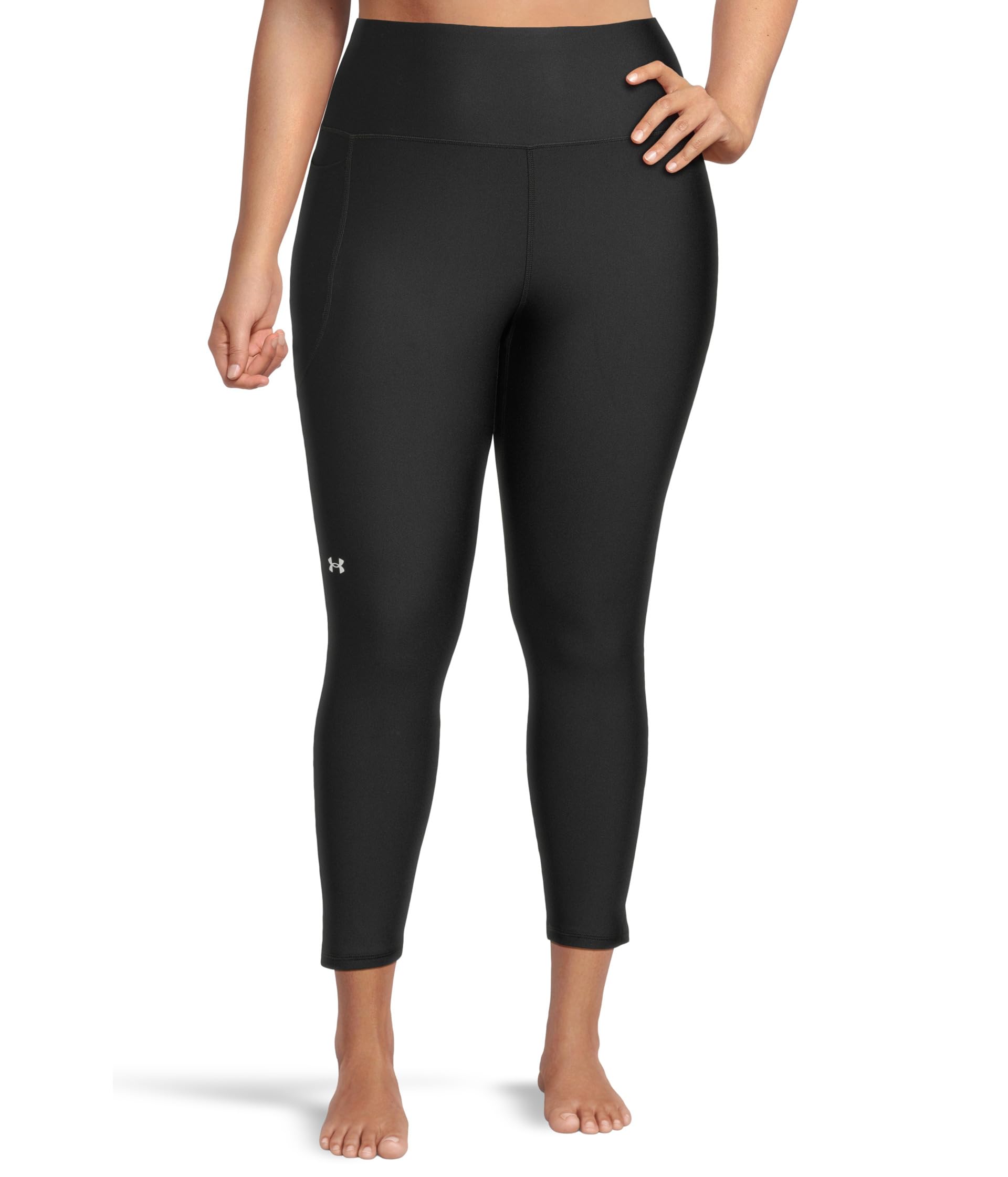 Plus Size HeatGear Armour High-Waisted No Slip Ankle Leggings