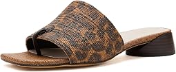 Leopard Brown Raffia