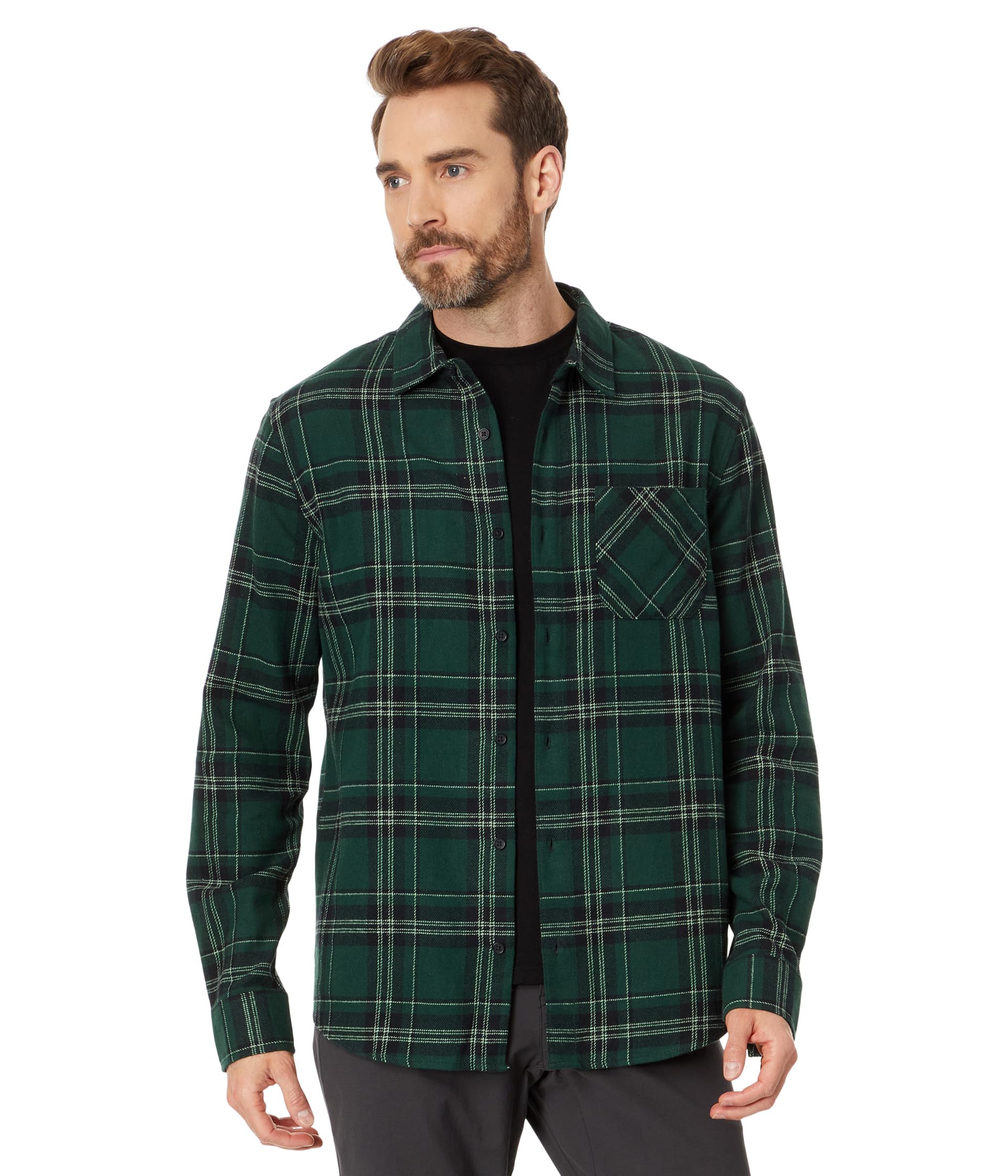 Podium Plaid Long Sleeve Flannel