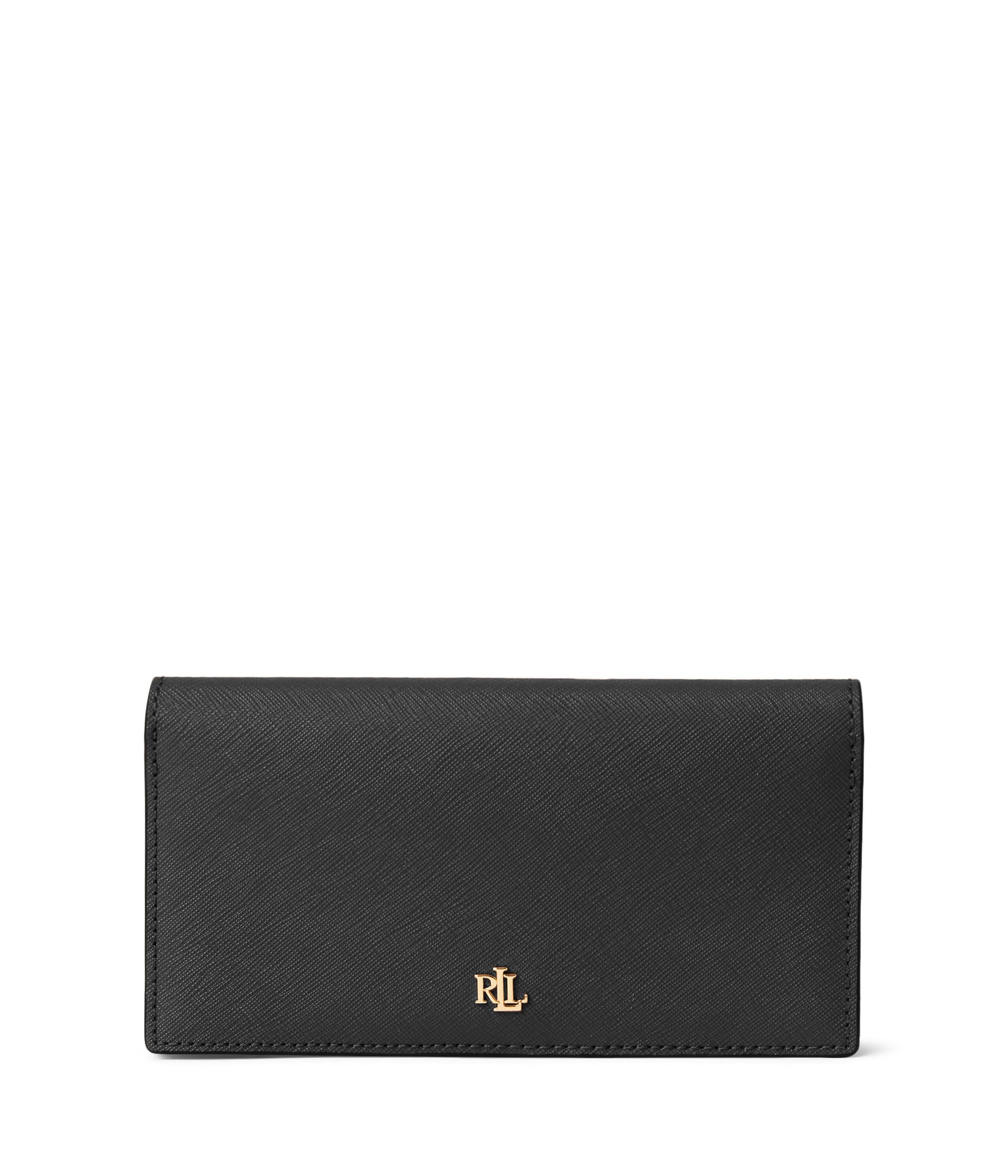 Crosshatch Leather Slim Wallet