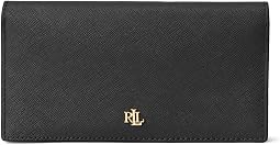 Crosshatch Leather Slim Wallet