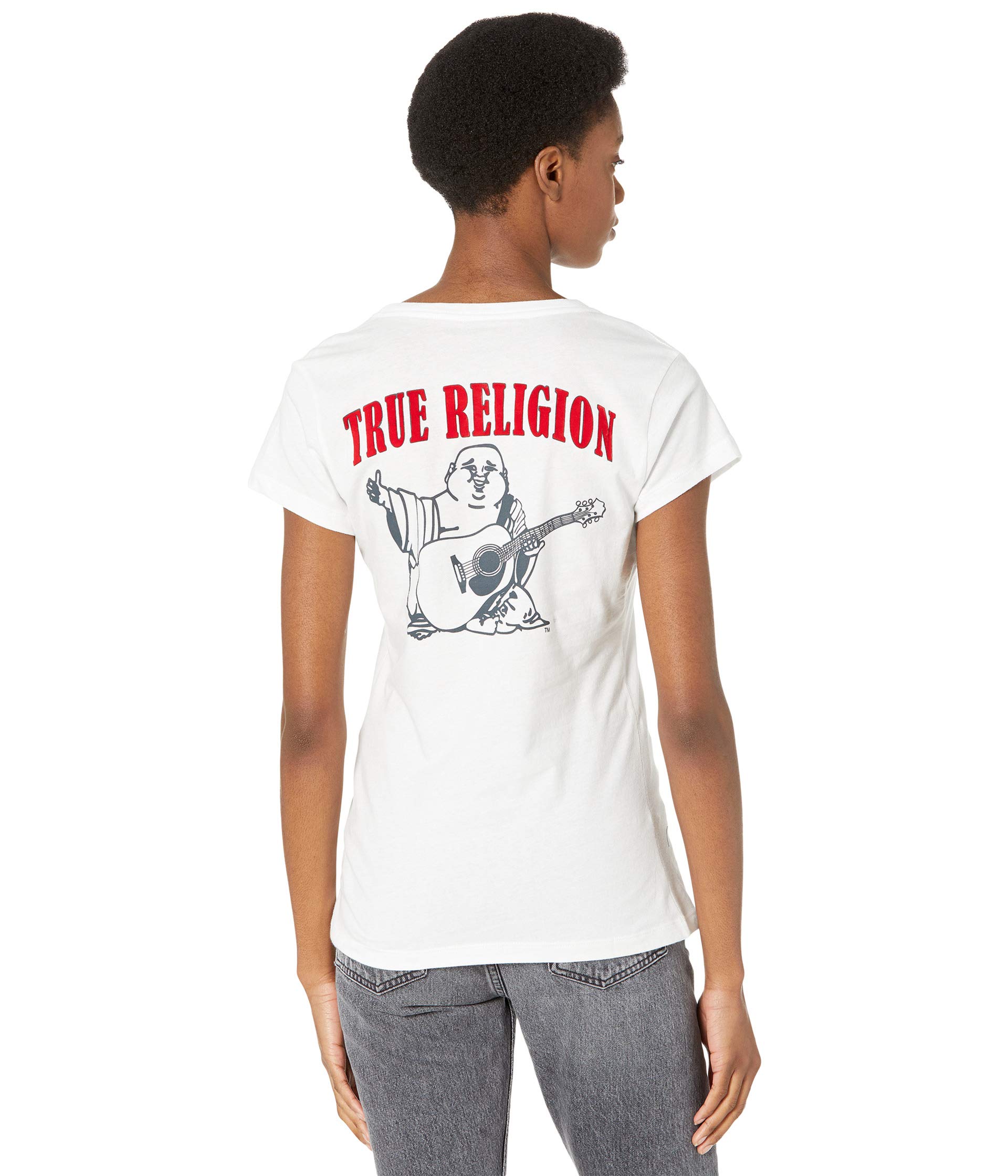 True Religion Buddha Deep V Tee Женский
