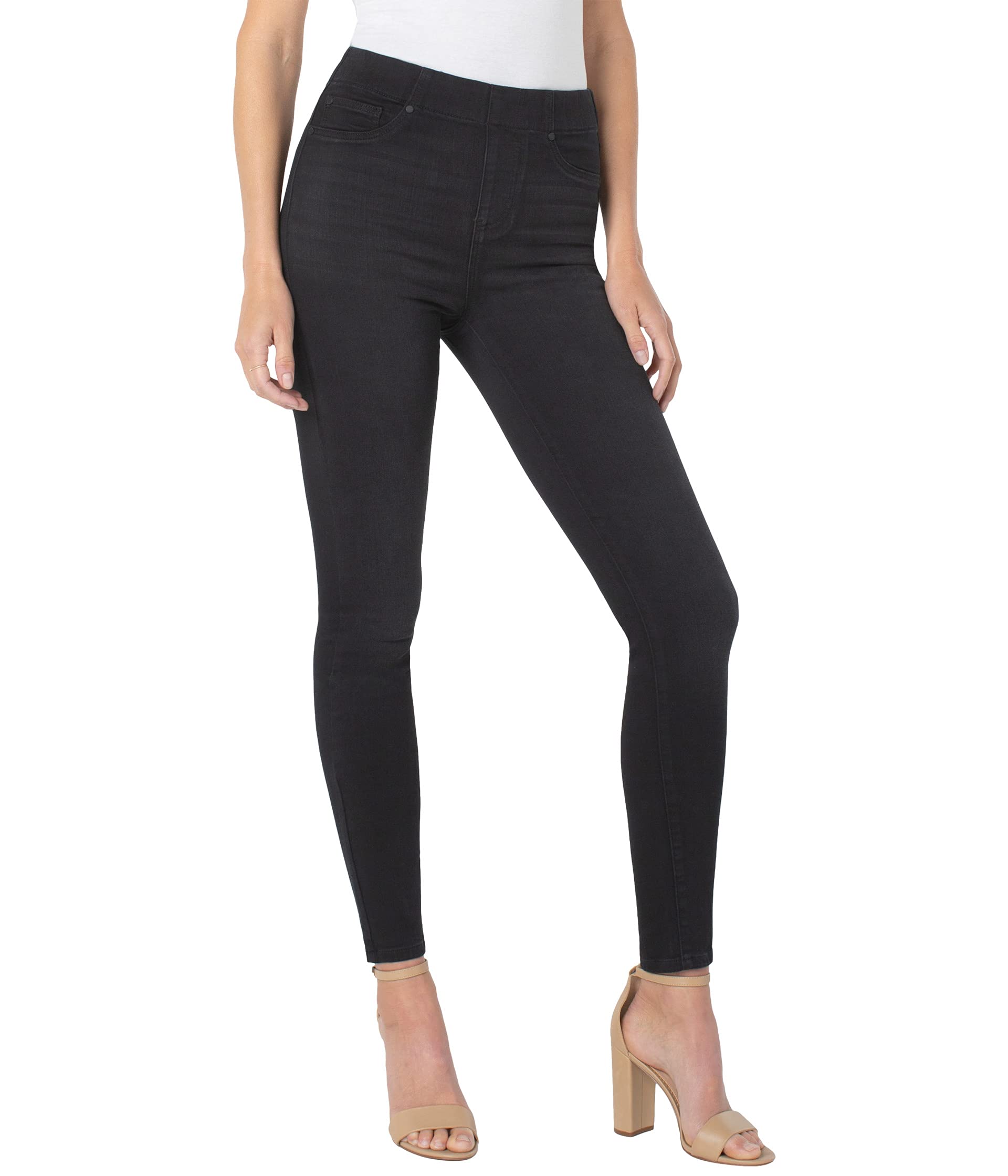 Chloe Pull-On Ankle Skinny in Reservoir