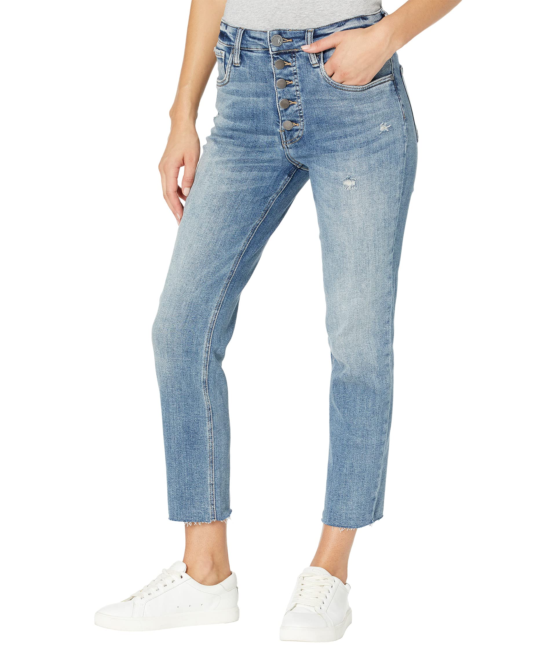 Rachael High Rise Fab Ab Mom Regular Hem