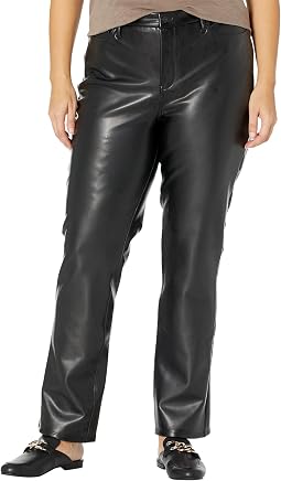 Женские джинсы Plus Size Marilyn Straight в черном цвете