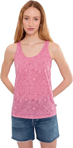 Orchid Heather Sunburst Print