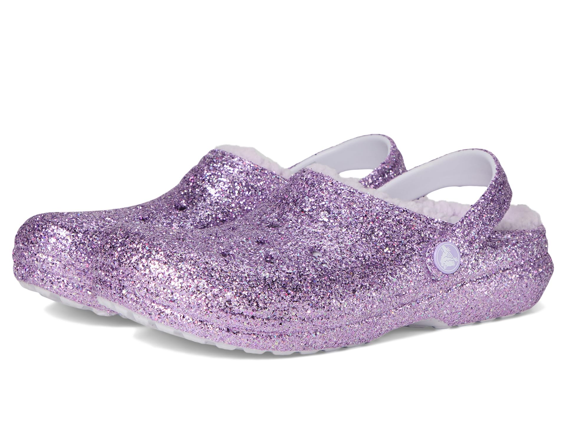 Classic Lined Glitter Clog (Toddler)