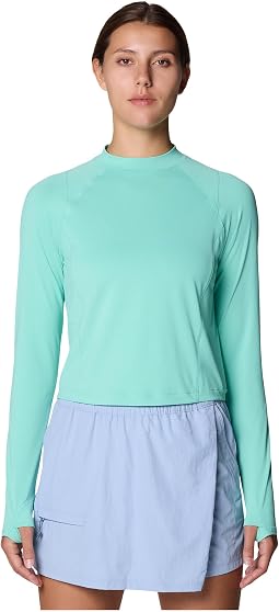 Crater Lake Long Sleeve Crop