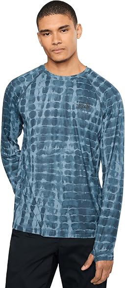 Adriatic Blue Prismatic Print