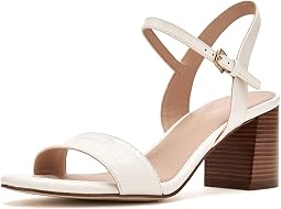 Powder Crocodile Print Leather