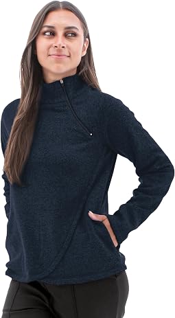 Harlow Zip Neck Top