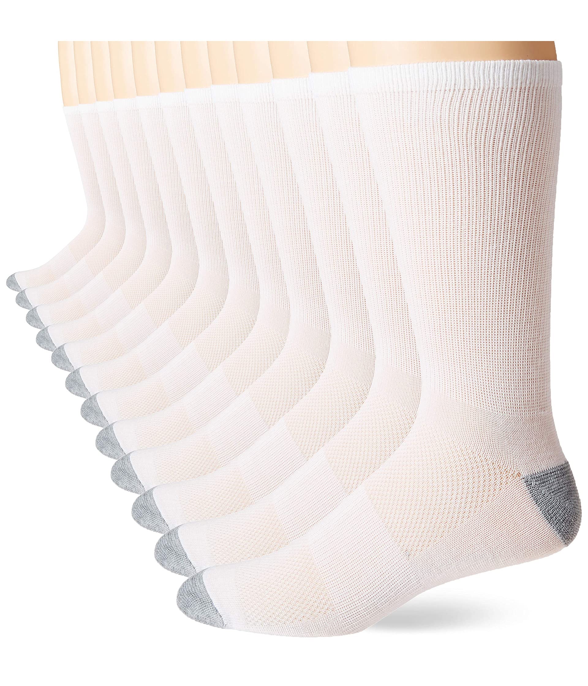 Mens X-temp Lightweight Crew Socks, 12-pair Pack