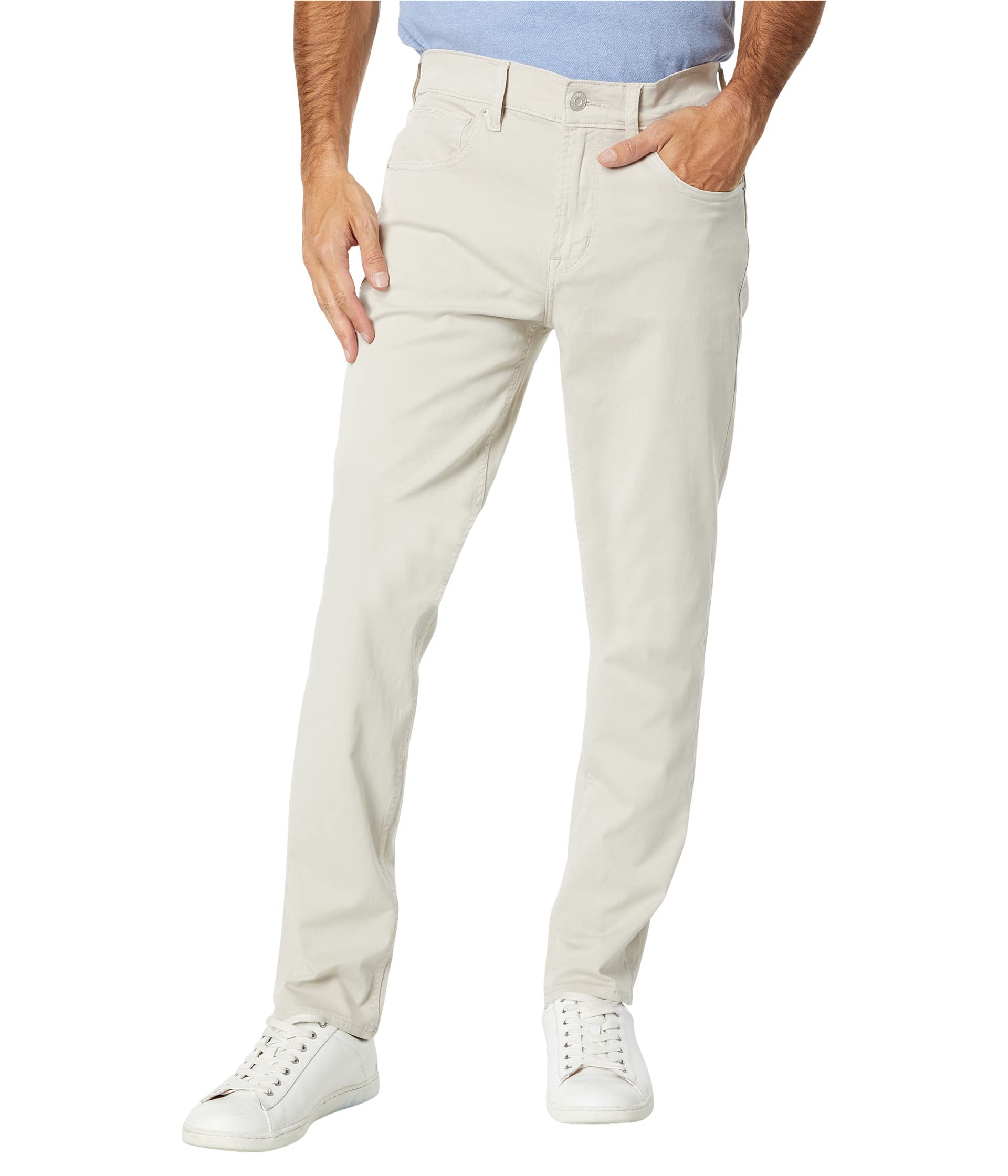 Blake Slim Straight Zip Fly in Light Ash
