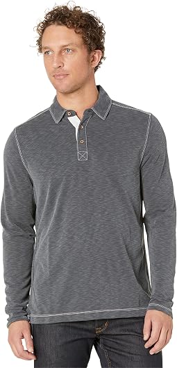 Vintage Slub Long Sleeve Polo