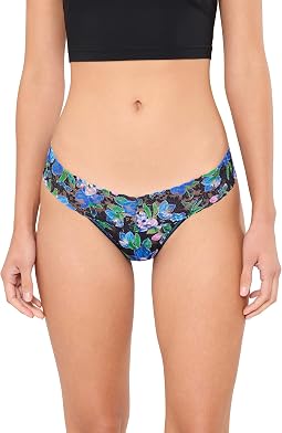 Женские трусики Hanky Panky Printed Signature Lace Low Rise Thong