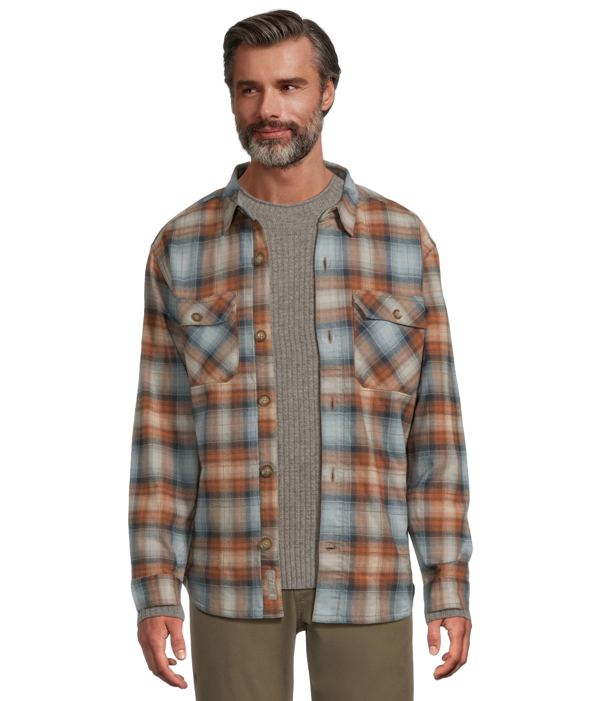 Snowcap Lined Flannel Long Sleeve