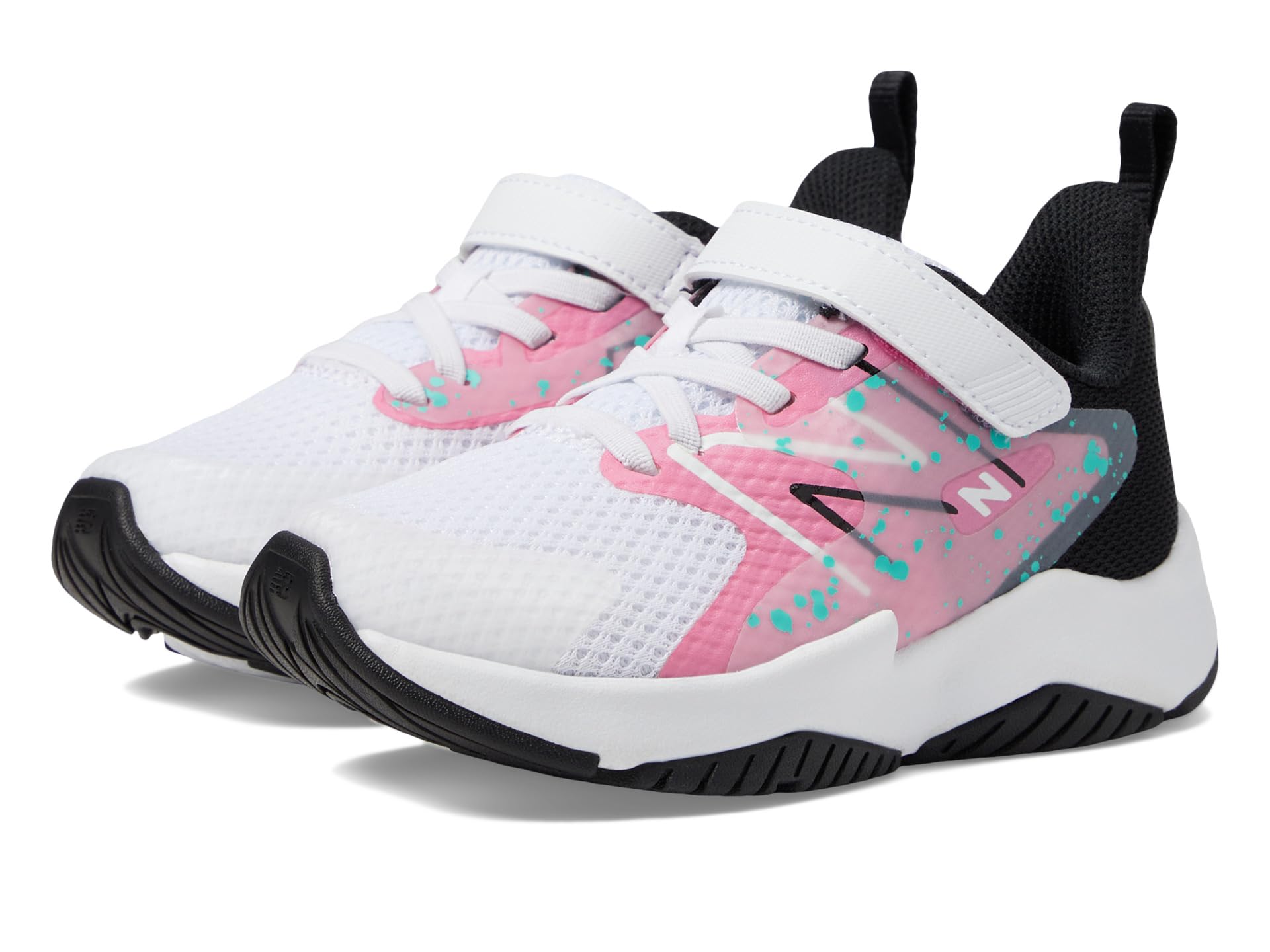 Rave Run v2 Bungee Lace with Hook-and-Loop Top Strap (Little Kid/Big Kid)