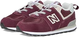 Burgundy/White