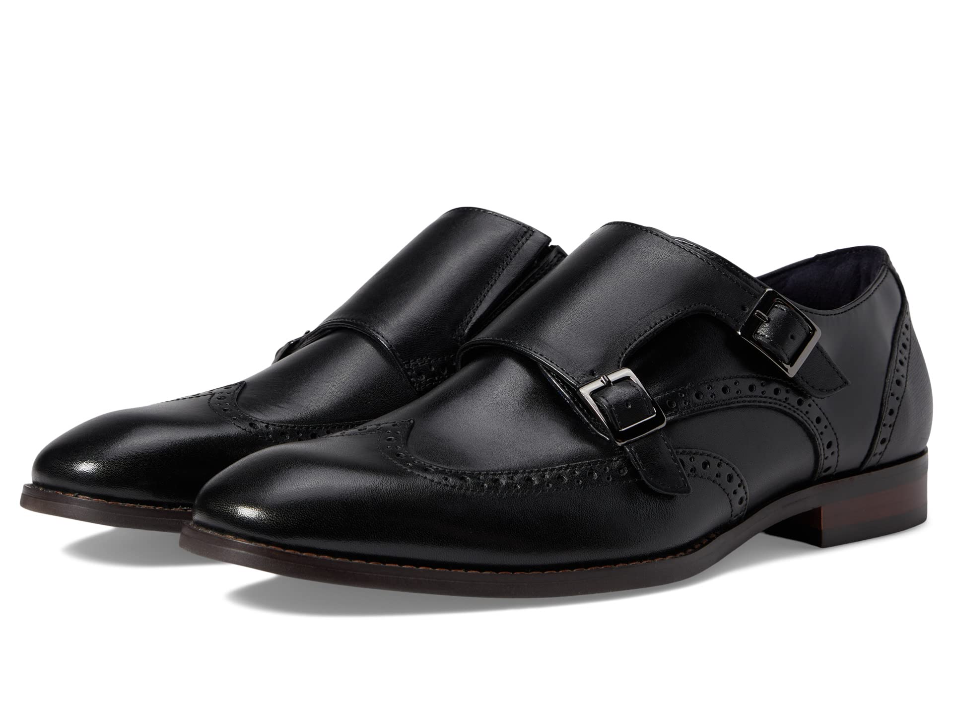 Karson Wing Tip Double Monk Strap