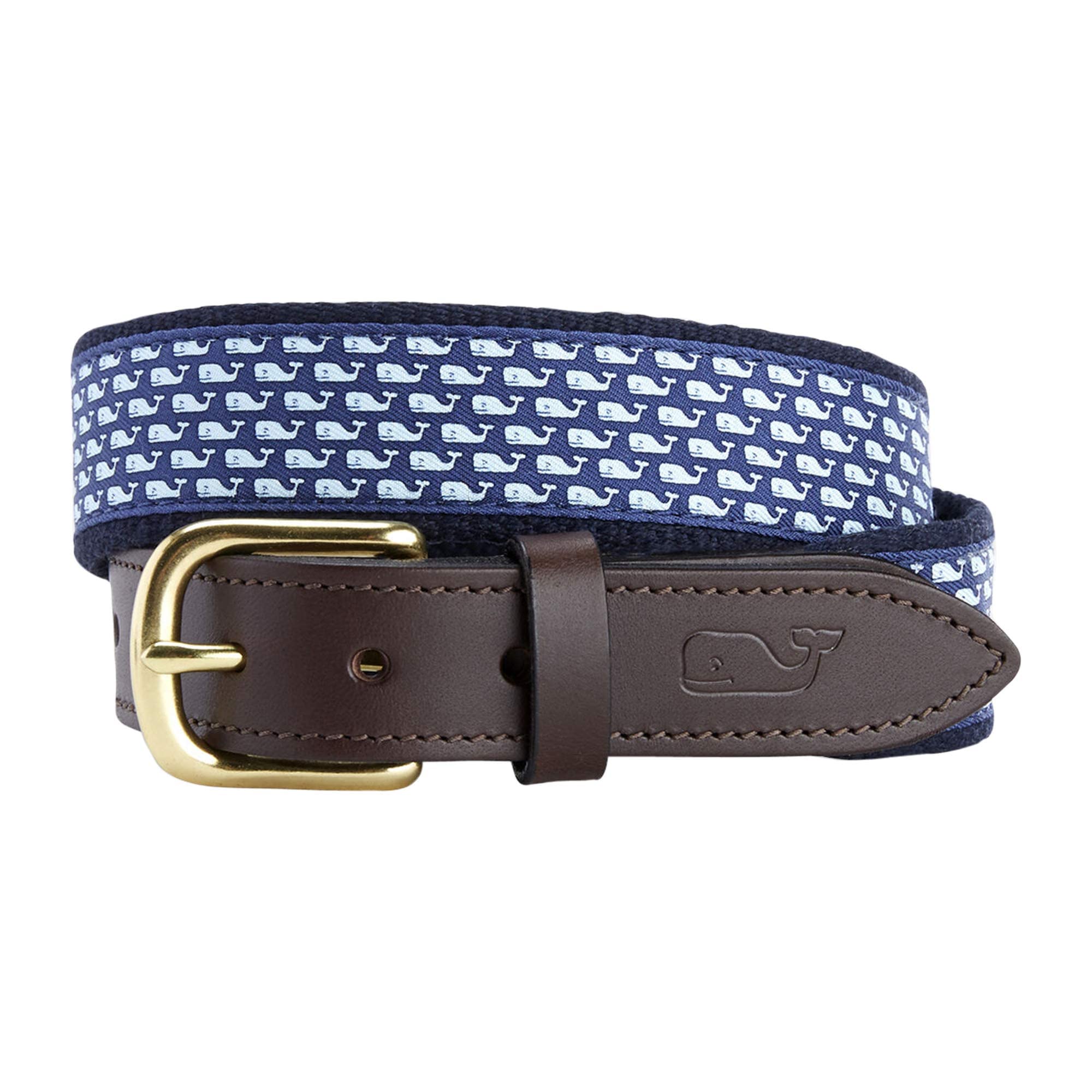 Vineyard Whale Canvas Club Belt (Big Kid)