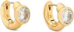 Keep Sparkling Round Double Huggies серьги Kate Spade New York