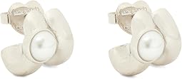 Keep Sparkling Round Double Huggies серьги Kate Spade New York