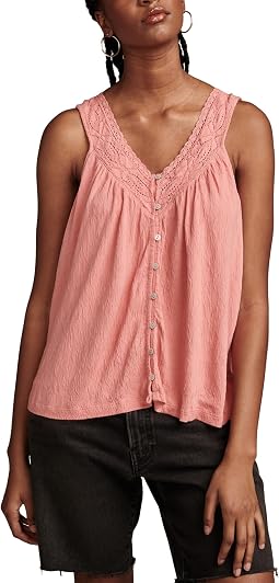 Lace Trim Tank