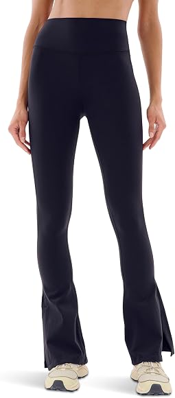 Женские брюки Raquel High-Waist Supplex Flare w/ Side Slit