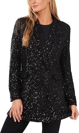 Long Sleeve Double-Breasted Blazer