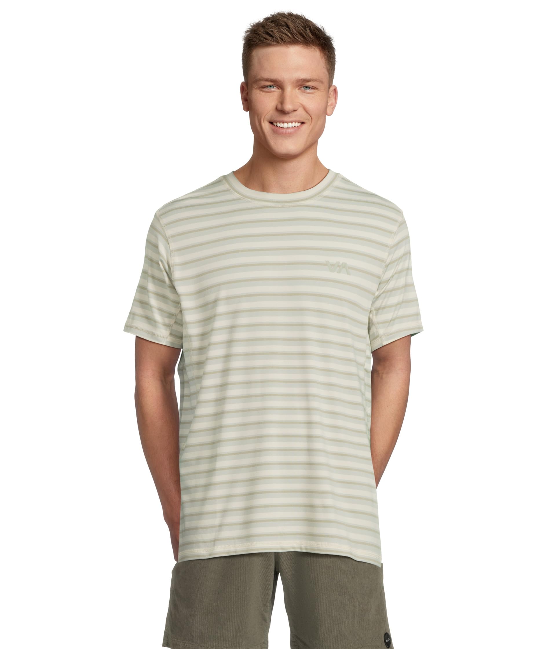 Sport Vent Stripe Short Sleeve Tee