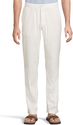 Beach Coast Linen Pull-On Pants