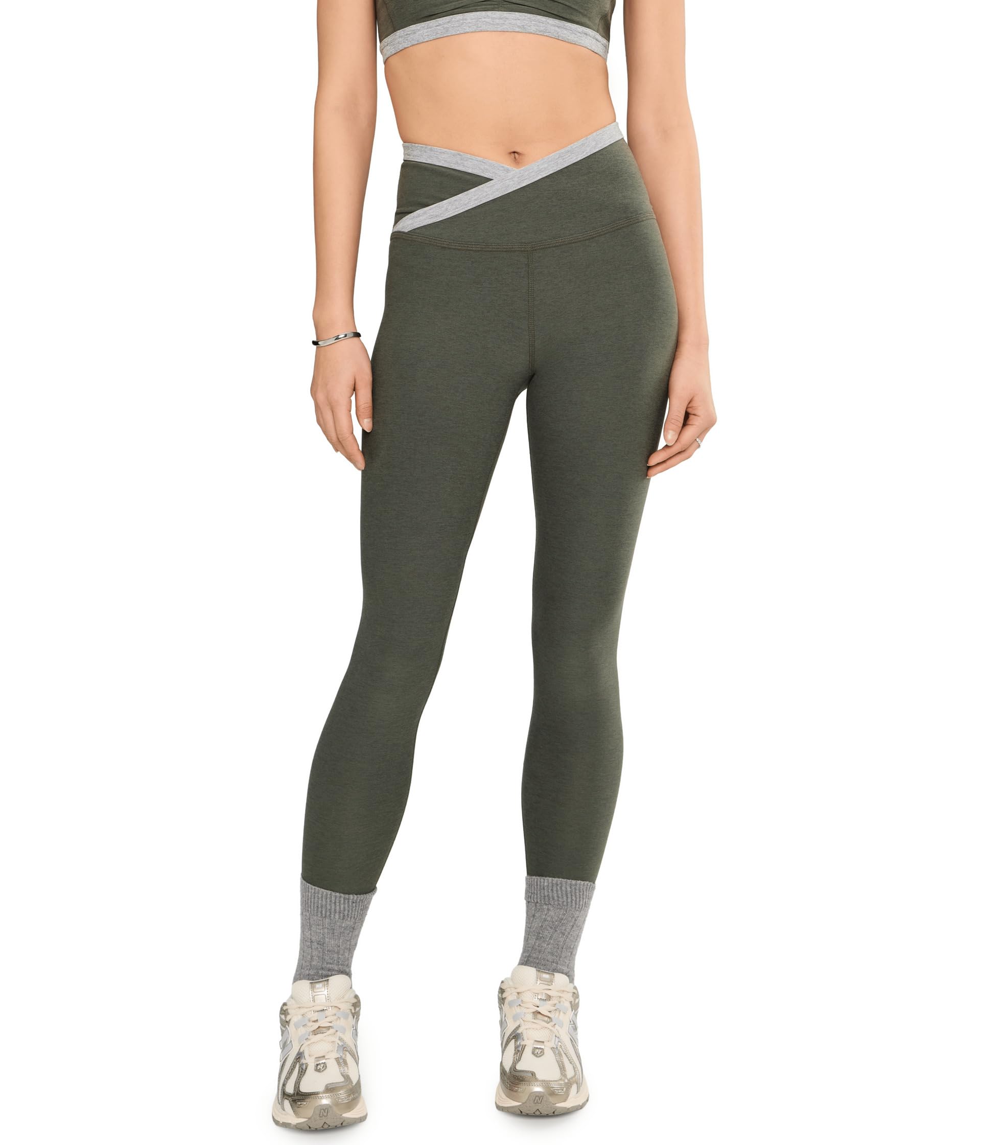 Spacedye Outlines High Waisted Midi Leggings