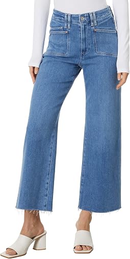 Paige джинсы Anessa Set In Pockets Raw Hem Sunnie Distressed