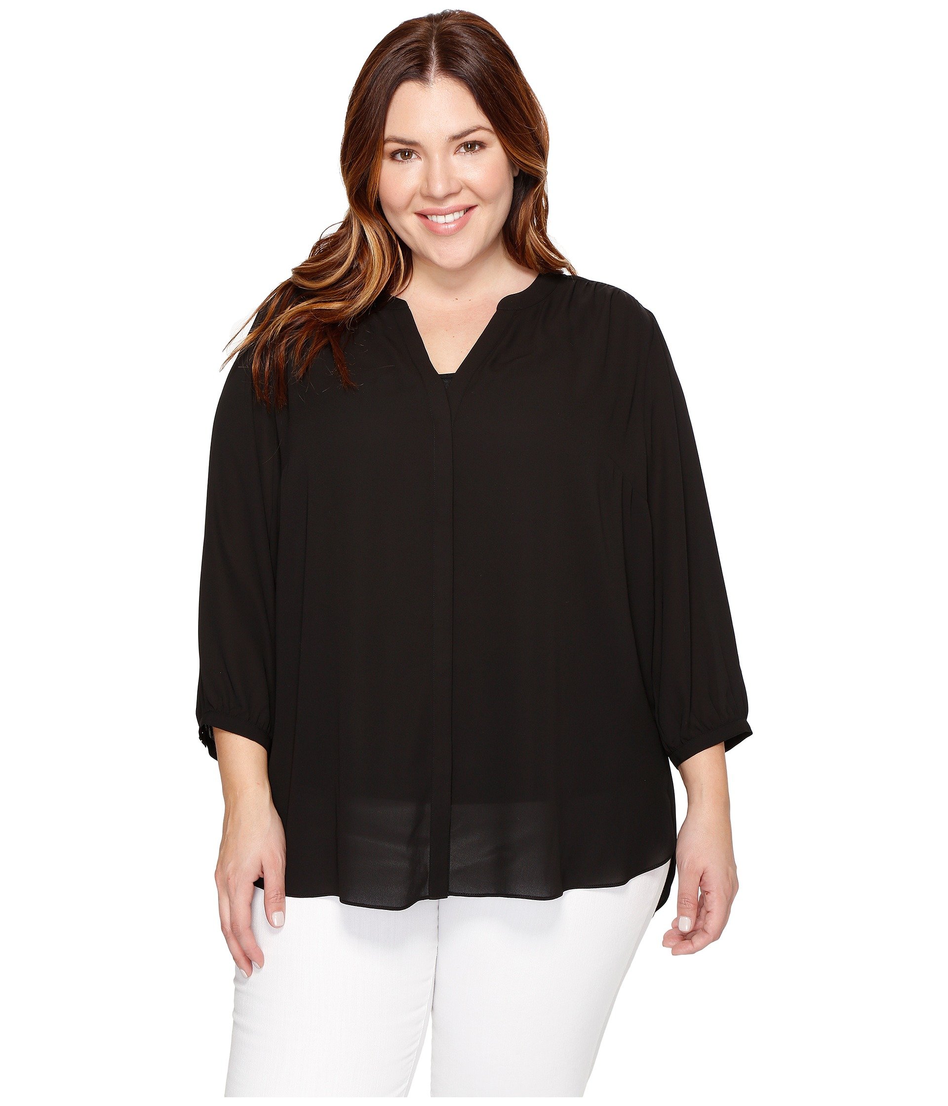 Женская блузка Plus Size Pintuck