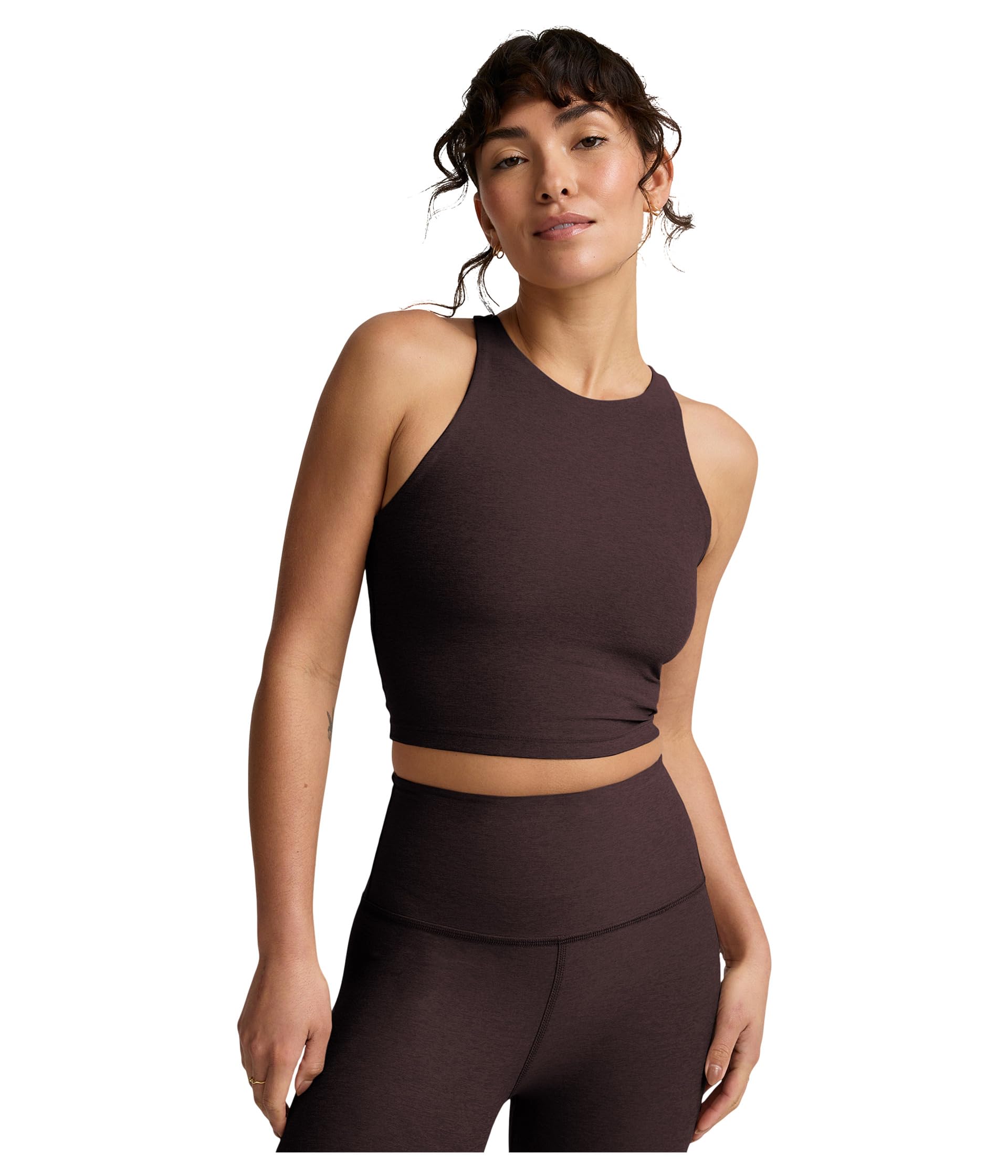 Beyond Yoga Spacedye Refocus Cropped топ Женский