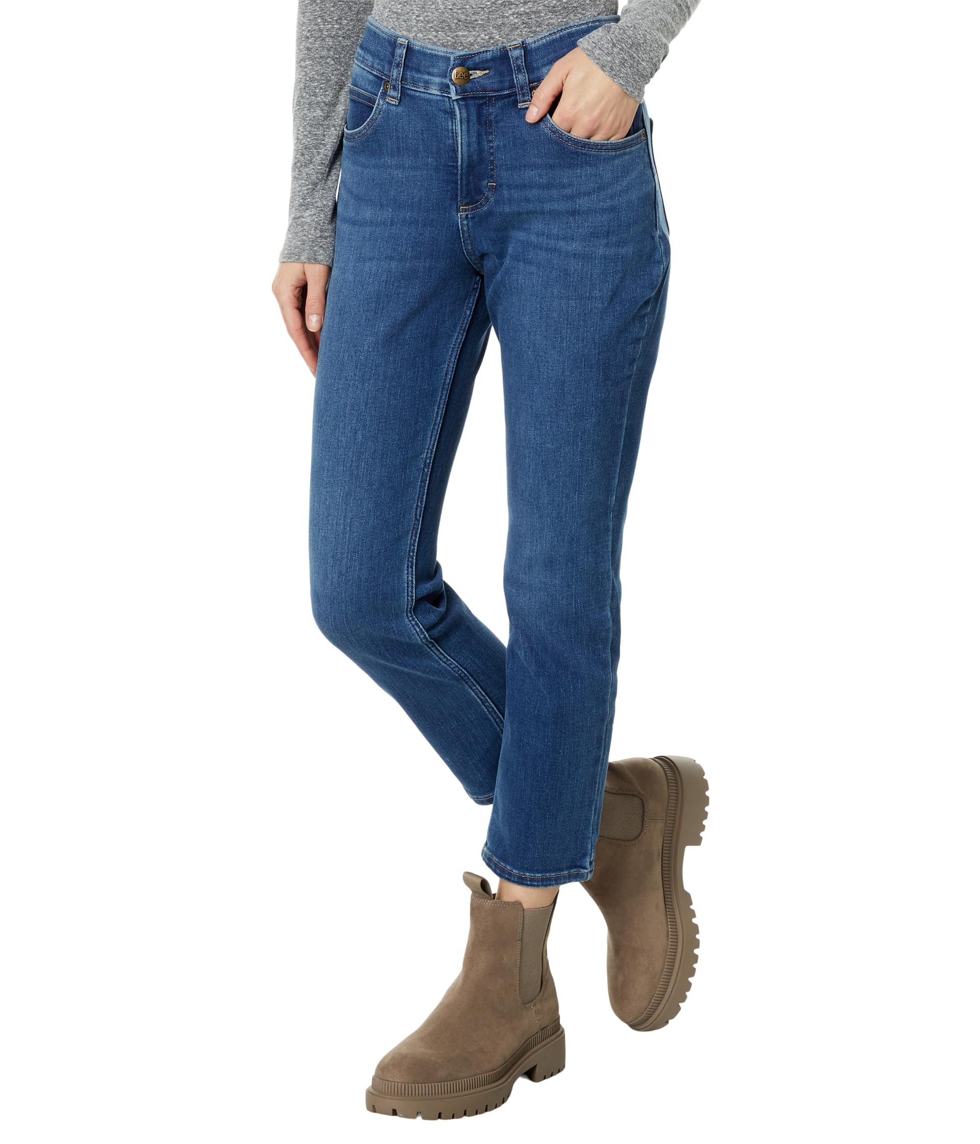Lee Прямые джинсы Flex Motion, Petite