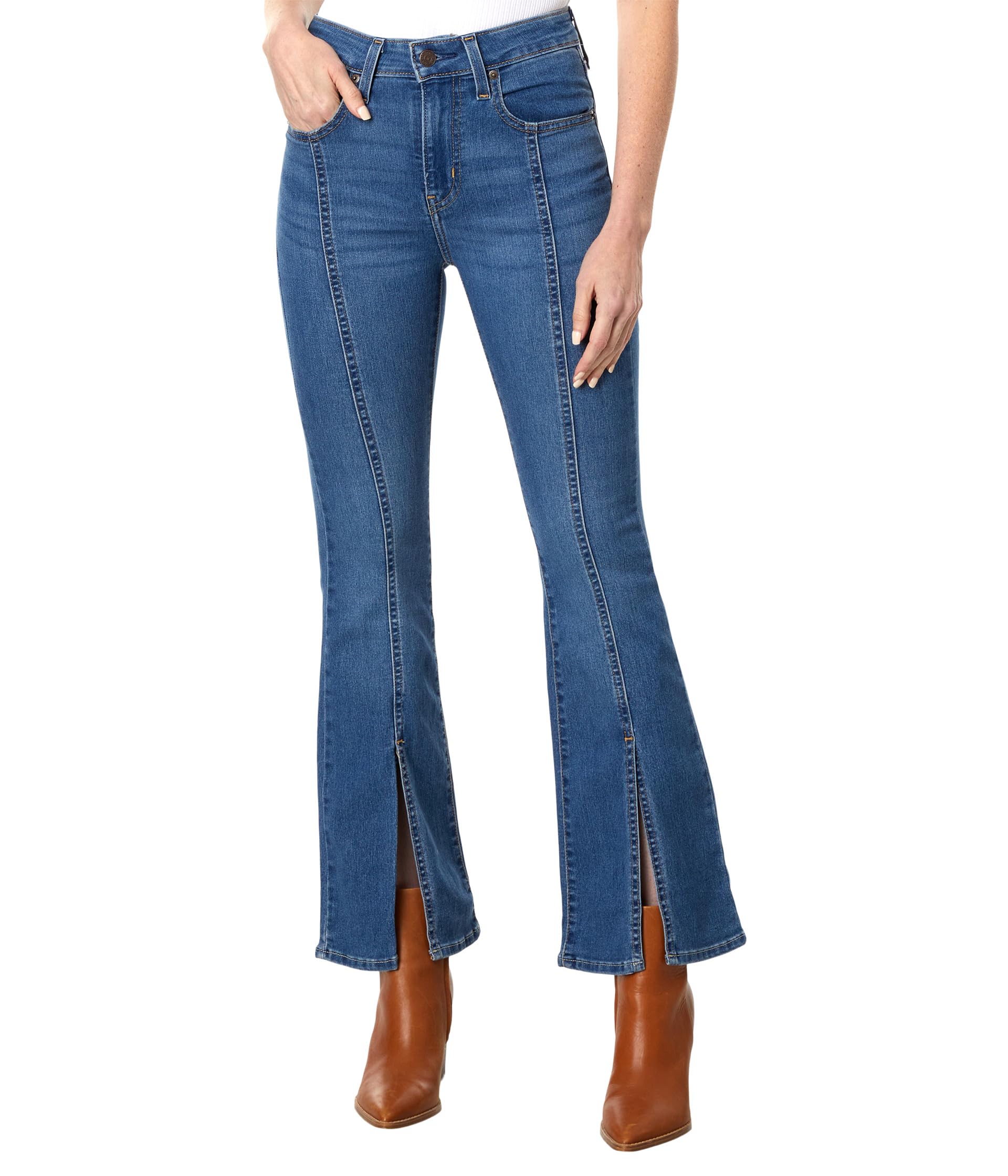 726 Flare Split Hem