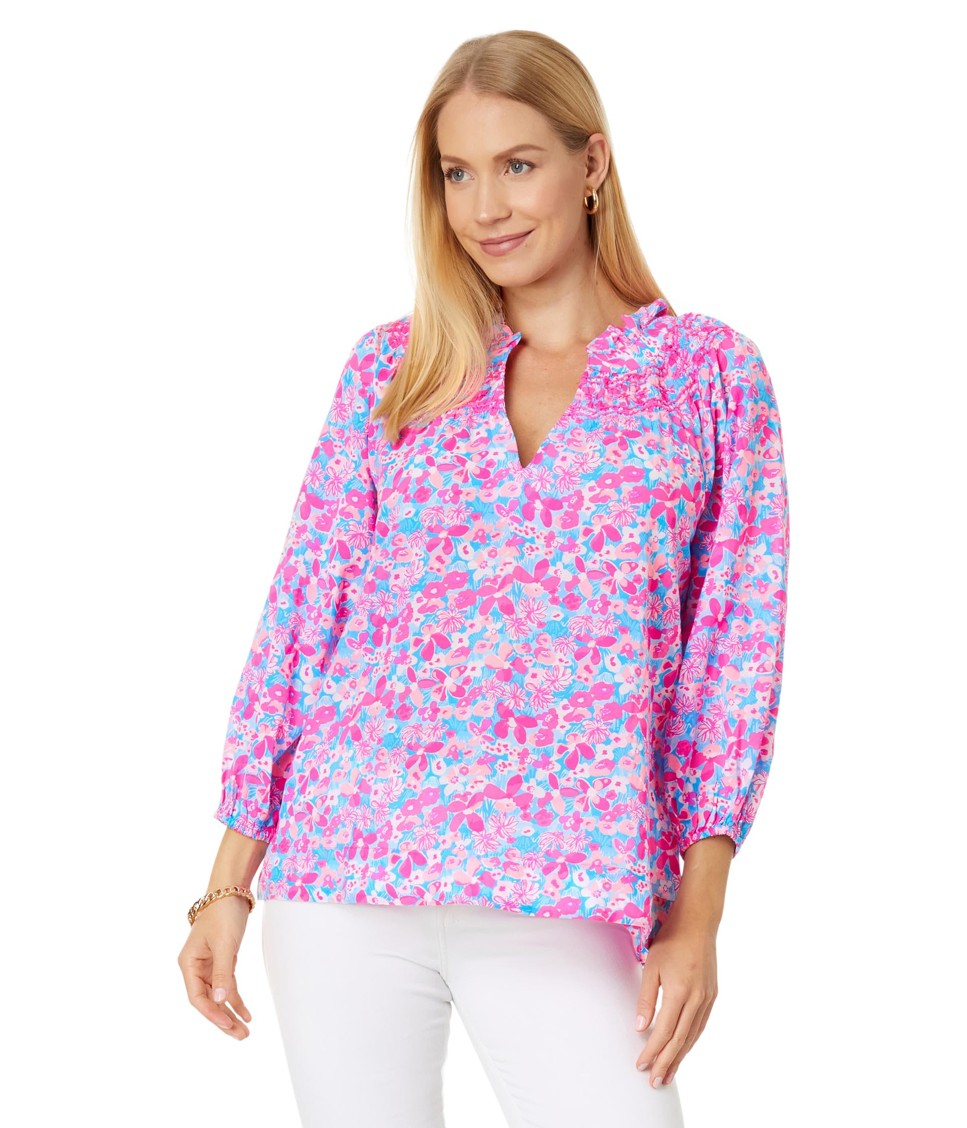 Lourdes 3/4 Sleeve Cotton