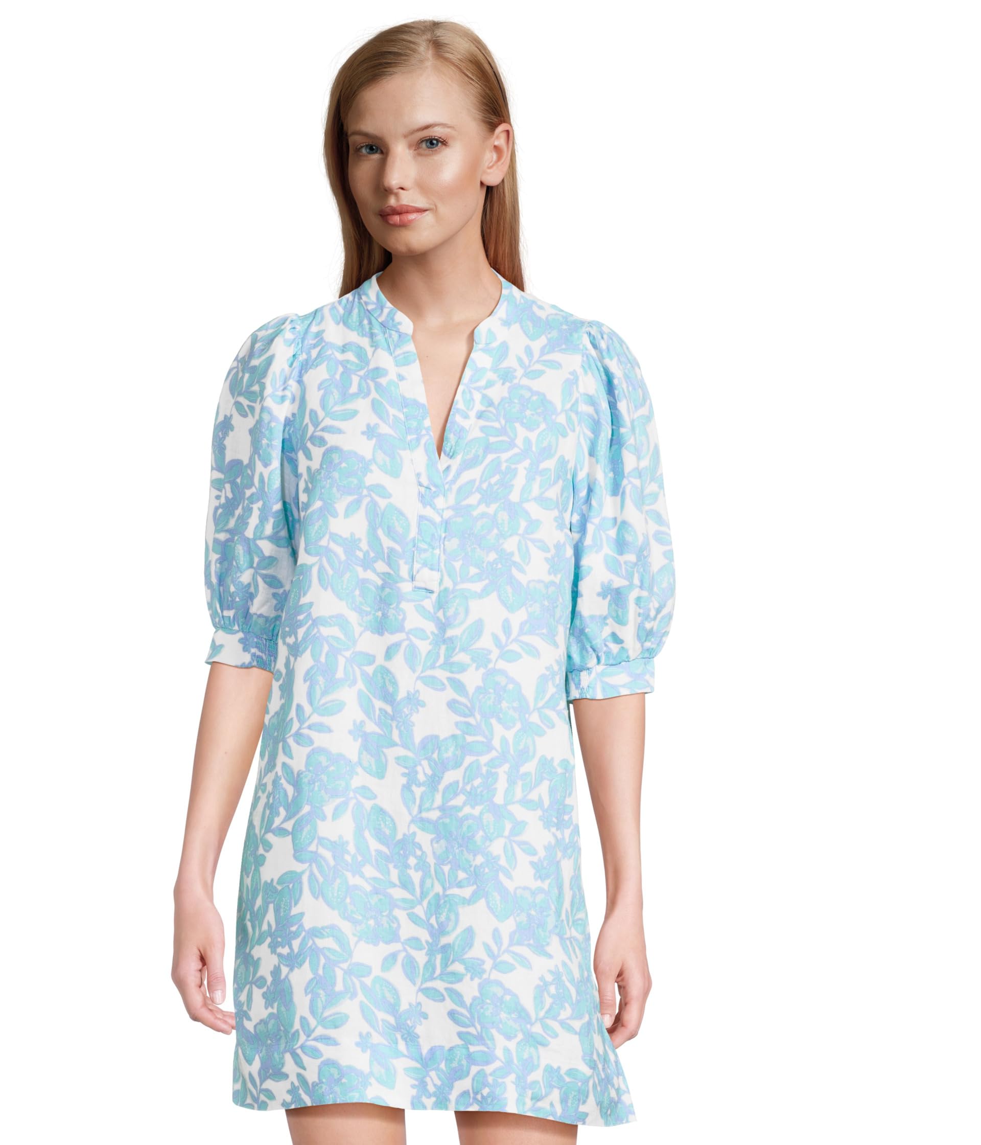 Mialeigh Elbow Sleeve Linen