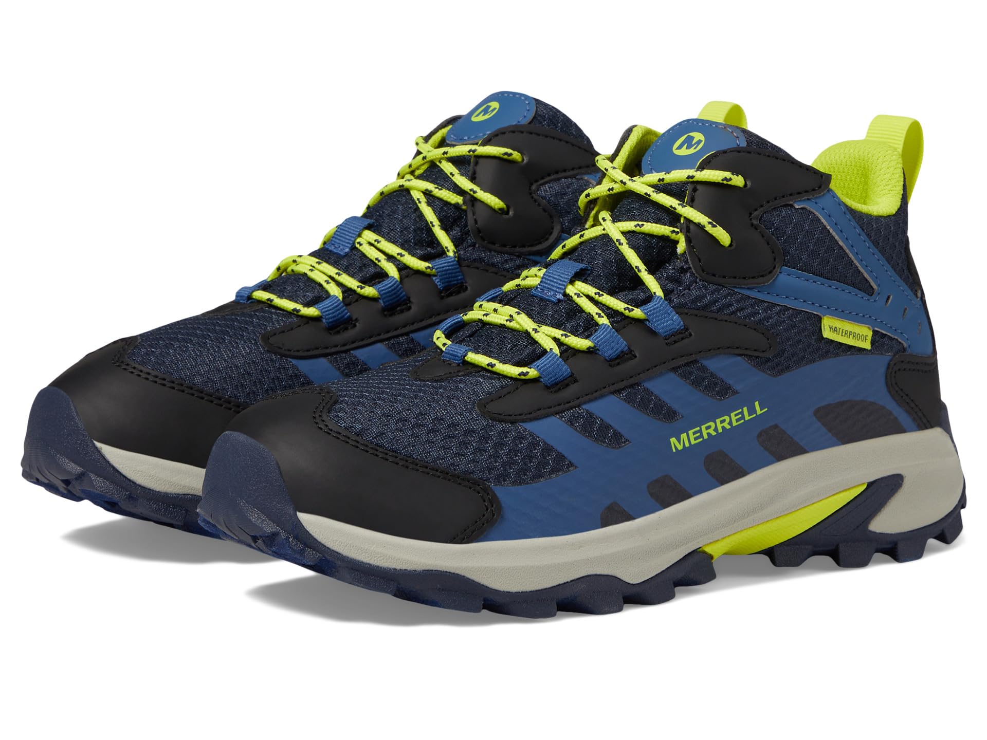 Ботинки Merrell Kids Moab Speed 2 Mid Waterproof (Little Kids/Big Kids)